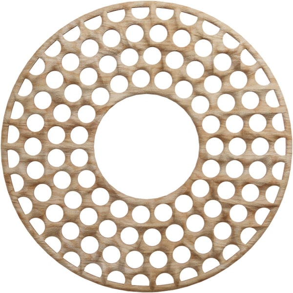 Ekena Millwork Fink Wood Fretwork Pierced Ceiling Medallion, Red Oak, 20"OD x 7 1/4"ID x 1/4"T CMWP20X20X0250FFRO - main